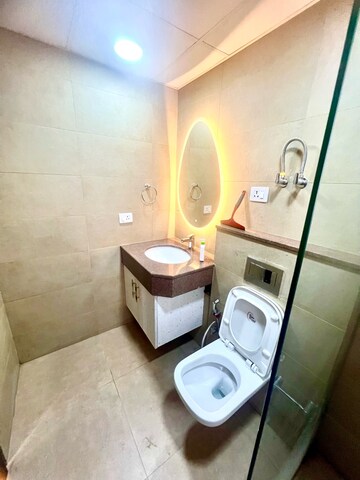 Bathroom in 3 BHK Apartment at Godrej Meridien, Sector 106 – for Rent