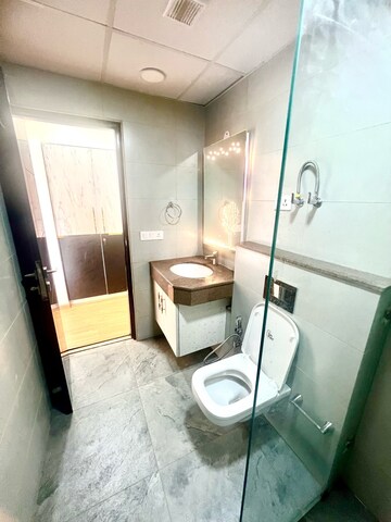 Bathroom in 3 BHK Apartment at Godrej Meridien, Sector 106 – for Rent