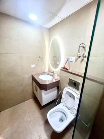 Bathroom in 3 BHK Apartment at Godrej Meridien, Sector 106 – for Rent