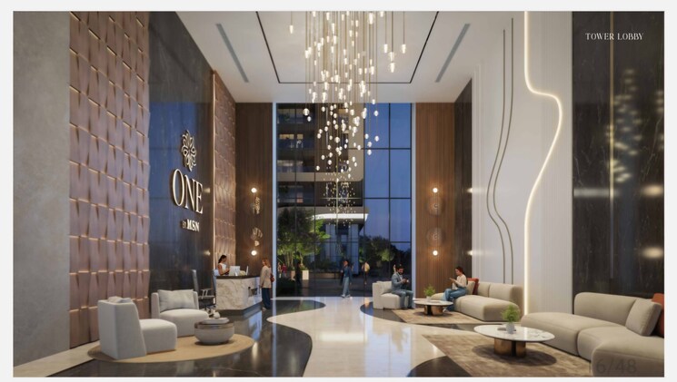 Living Room, msn-one 4 Bedroom 7460 Sq.Ft. Apartment In Kokapet Hyderabad 9088640