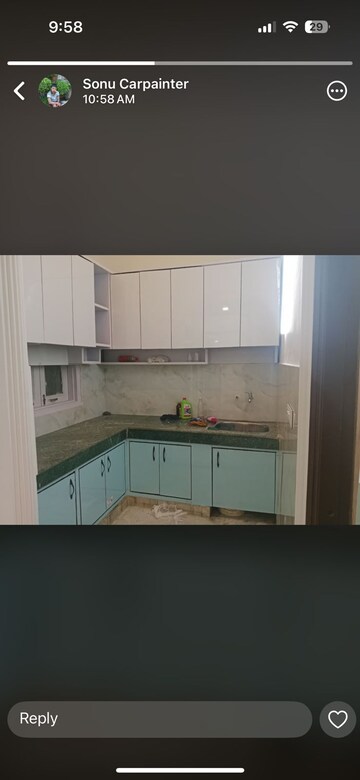 Kitchen in 2 BHK Builder Floor at Saket – for Rent