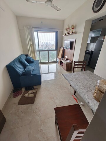 Living Room in 1 BHK Apartment at Sethia Imperial Avenue, Malad East – for Rent