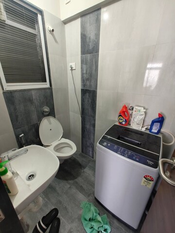 Bathroom in 1 BHK Apartment at Sethia Imperial Avenue, Malad East – for Rent