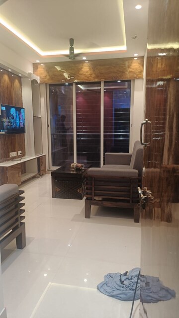 Living Room in 1 BHK Apartment at Bhairaav Goldcrest Residency, Ghansoli – for Rent