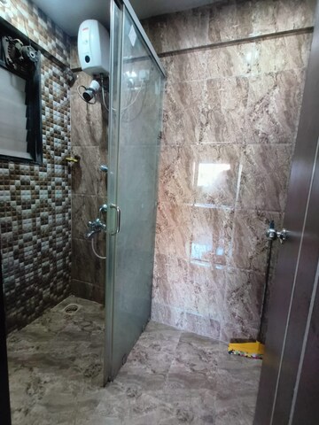 Bathroom in 1 BHK Apartment at Ujwal Paradise, Dhayari – for Rent