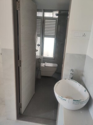 Bathroom in 2 BHK Apartment at Highland Residency CHSL, Balkum Pada – for Sale