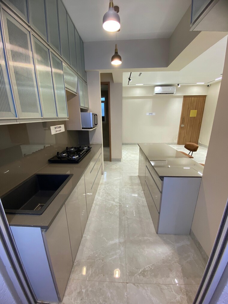 Kitchen, kamdhenu-pinnacle 3 Bedroom 811 Sq.Ft. Apartment In Nerul Sector 13 Navi Mumbai 9088730