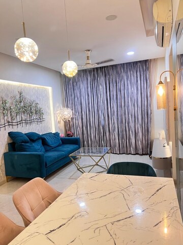 Living Room in 3 BHK Apartment at Lodha Splendora, Ghodbunder Road – for Rent