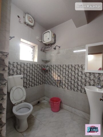 Bathroom in 3 BHK Apartment at Shree Siddhi Vinayak Avion, New Town – for Sale