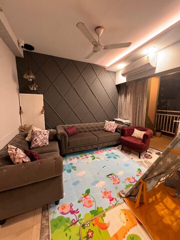 Living Room in 2 BHK Apartment at M3M Marina, Sector 68 – for Sale
