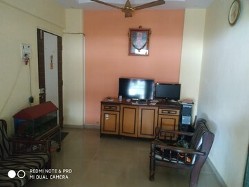 Living Room in 1 BHK Apartment at Manorama Nagar CHS, Badlapur East – for Sale