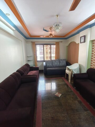 Living Room in 2 BHK Apartment at Gokul Nagari 1, Kandivali East – for Rent