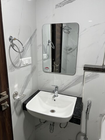 Bathroom in 3.5 BHK Apartment at Smart World Gems, Sector 89 – for Rent