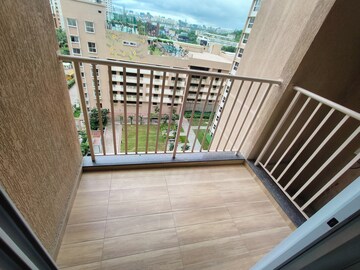 Balcony in 1 BHK Apartment at Godrej Green Vistas, Mahalunge – for Rent