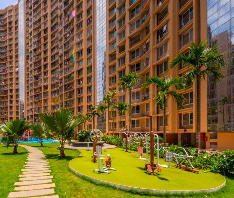 Garden, gurukrupa-marina-enclave 2 Bedroom 668 Sq.Ft. Apartment In Malad West Mumbai 9088996