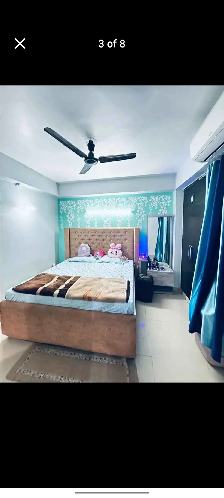 Bedroom, aims-golf-city 2 Bedroom 950 Sq.Ft. Apartment In Sector 75 Noida 9089025