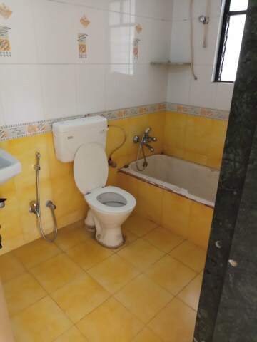 Bathroom in 2 BHK Apartment at Samarth CHS Bhusari Colony, Kothrud – for Rent