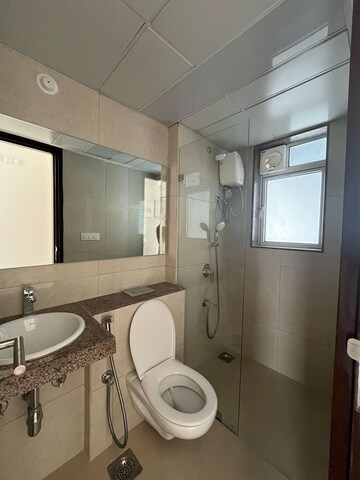 Bathroom in 1 BHK Apartment at Hiranandani Highland, Powai – for Rent
