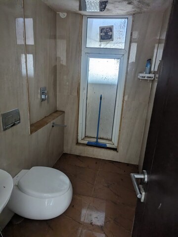 Bathroom in 3 BHK Apartment at Ruparel Ariana, Parel – for Rent