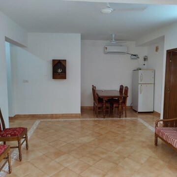 Living Room in 2 BHK Apartment at Miramar – for Rent