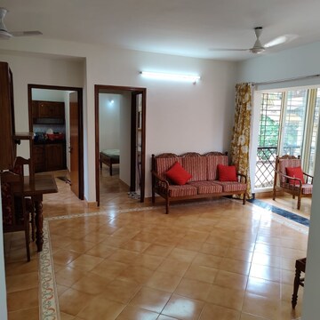 Living Room in 2 BHK Apartment at Miramar – for Rent