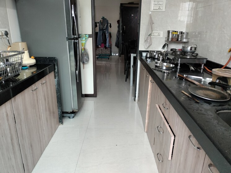Kitchen, rdc-pinewood 2 Bedroom 700 Sq.Ft. Apartment In Kasarvadavali Thane 9089226