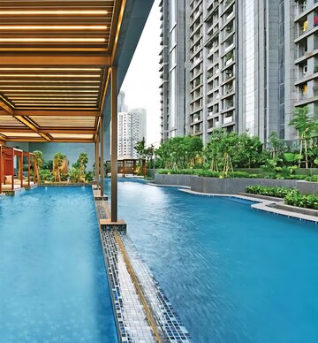 Swimming Pool in 4 BHK Apartment at Rustomjee Crown, Prabhadevi – for Rent
