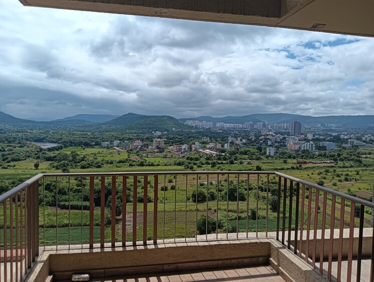 Balcony, shapoorji-pallonji-sensorium 2 Bedroom 690 Sq.Ft. Apartment In Hinjewadi Pune 9089246