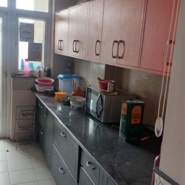 Kitchen in 3 BHK Apartment at Amrapali Silicon City, Sector 76 – for Rent
