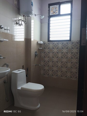 Bathroom in 3 BHK Apartment at Shri Banke Vihari, Sector 56 – for Rent