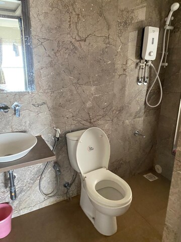 Bathroom in 2 BHK Apartment at The Wadhwa Promenade, Ghatkopar West – for Rent