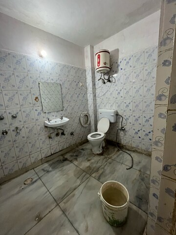 Bathroom in 2 BHK Builder Floor at Saket – for Rent