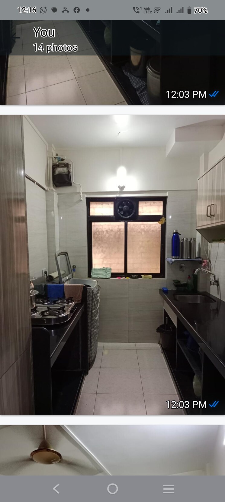 Kitchen, vijaynagar-society 1 Bedroom 505 Sq.Ft. Apartment In Marol Mumbai 9089350