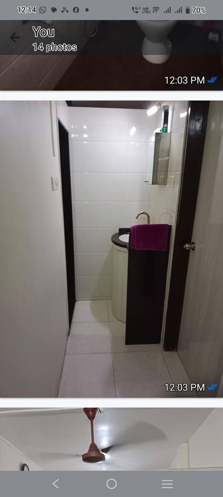 Bathroom, vijaynagar-society 1 Bedroom 505 Sq.Ft. Apartment In Marol Mumbai 9089350