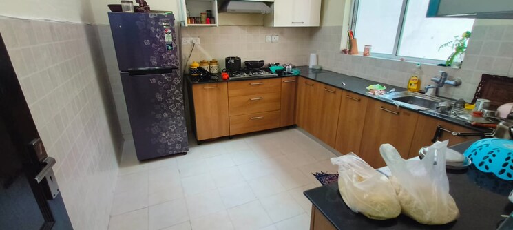 Kitchen, ansal-api-esencia 3 Bedroom 1950 Sq.Ft. Builder Floor In Sector 67 Gurgaon 9089429