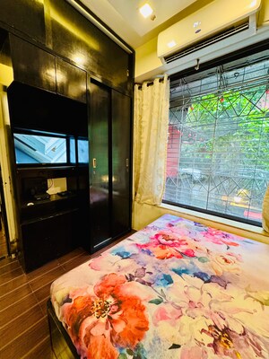 Bedroom in 1 BHK Apartment at Runwal Nagar CHS, Runwal Nagar – for Sale