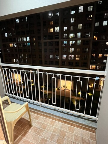 Balcony in 2 BHK Apartment at Sobha Dream Gardens, Thanisandra Main Road – for Rent
