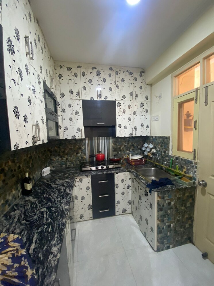 Kitchen, gulmohur-garden 2 Bedroom 1000 Sq.Ft. Apartment In Raj Nagar Extension Ghaziabad 9089643