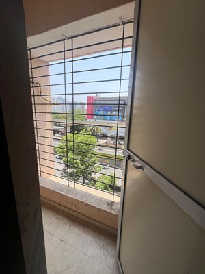Balcony in 1 BHK Apartment at Cosmos Habitat, Majiwada – for Sale