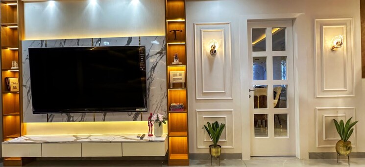 Living Room, hubtown-the-premiere 3 Bedroom 1138 Sq.Ft. Apartment In Andheri West Mumbai 9089623