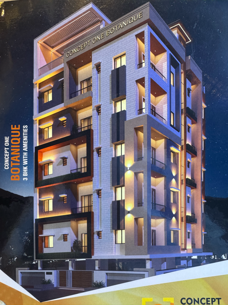 3 BHK + Servant Room,Study Room,Extra Room Apartment For Sale in Concept One Botanique
