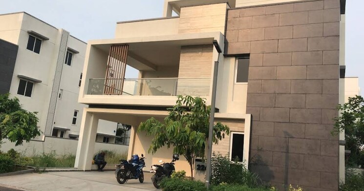Exterior View, rajapushpa-green-dale 4 Bedroom 4232 Sq.Ft. Villa In Tellapur Hyderabad 9089911