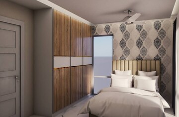 Bedroom in 4 BHK Villa at Rajapushpa Green Dale, Tellapur – for Rent
