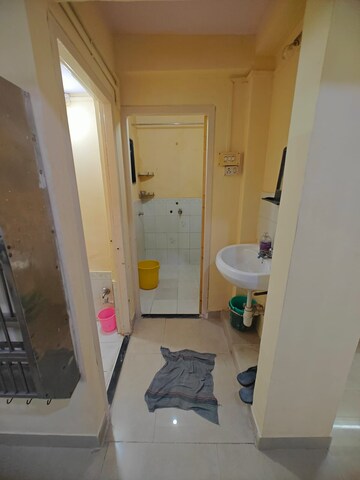 Bathroom in 1 BHK Apartment at New Mhada Tower, Malad West – for Rent