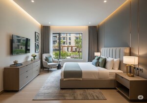 Bedroom in 4 BHK Apartment at Ashiana Amarah, Sector 93 – for Sale