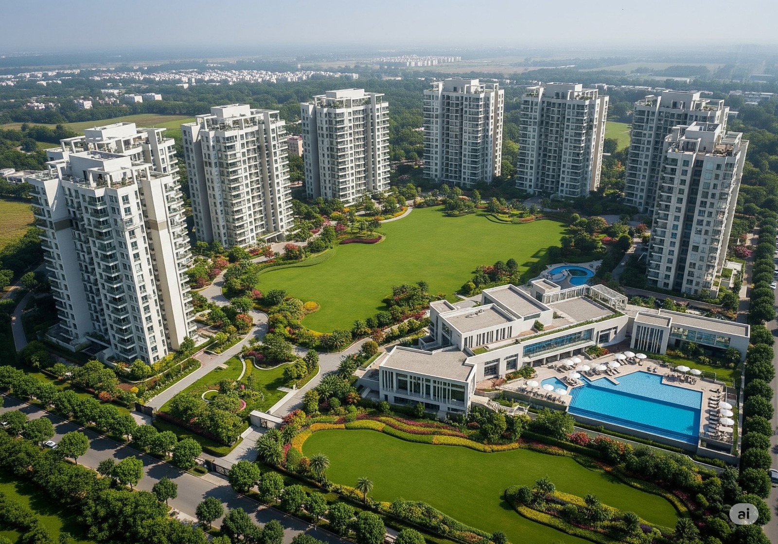 4 BHK + Pooja Room,Study Room 2900 Sq.Ft. Apartment in Ashiana Amarah