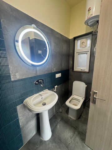 Bathroom in 2.5 BHK Builder Floor at Orchid Island, Sector 51 – for Rent