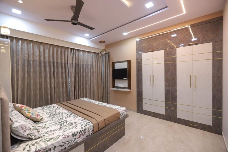 Bedroom, tata-serein 3 Bedroom 1280 Sq.Ft. Apartment In Pokhran Road No Two Thane 9090090