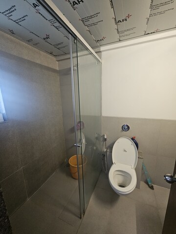 Bathroom in 3 BHK Apartment at Goel Ganga Acropolis, Baner – for Rent