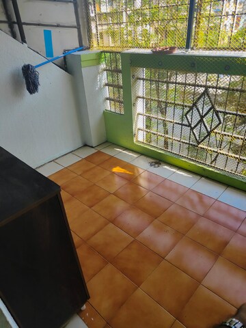 Balcony in 1 BHK Apartment at Paranjape Schemes Richmond Park, Rahatani – for Rent